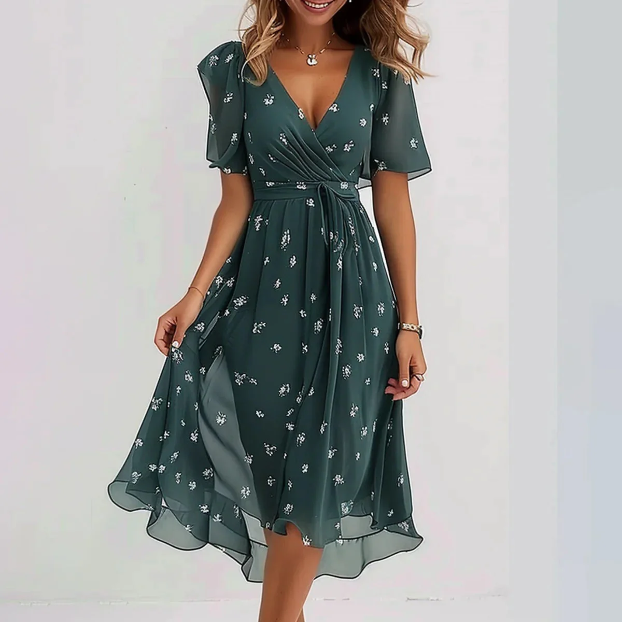 Elegantes Sommerkleid für Damen – Leicht und Vielseitig für warme Tage 0