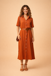 Elegantes Sommerkleid für Damen mit Leichtem Schnitt und Vielseitigem Design 0