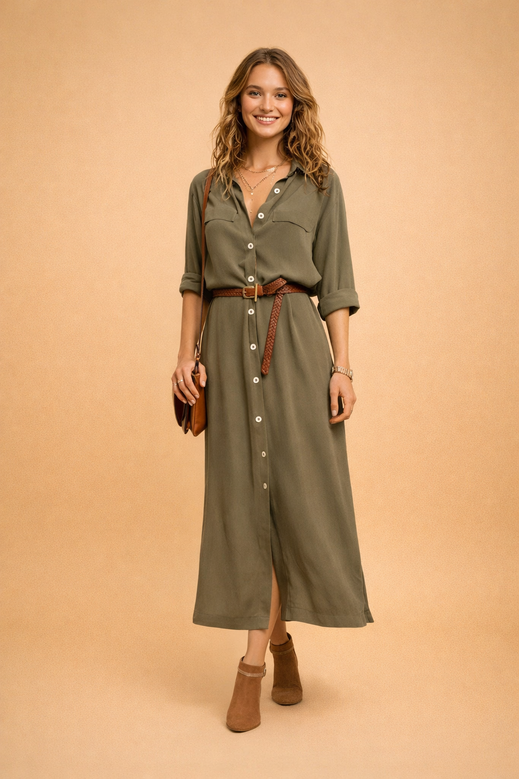 Elegantes Sommerkleid für Damen mit Leichtem Schnitt und Vielseitigem Design 1