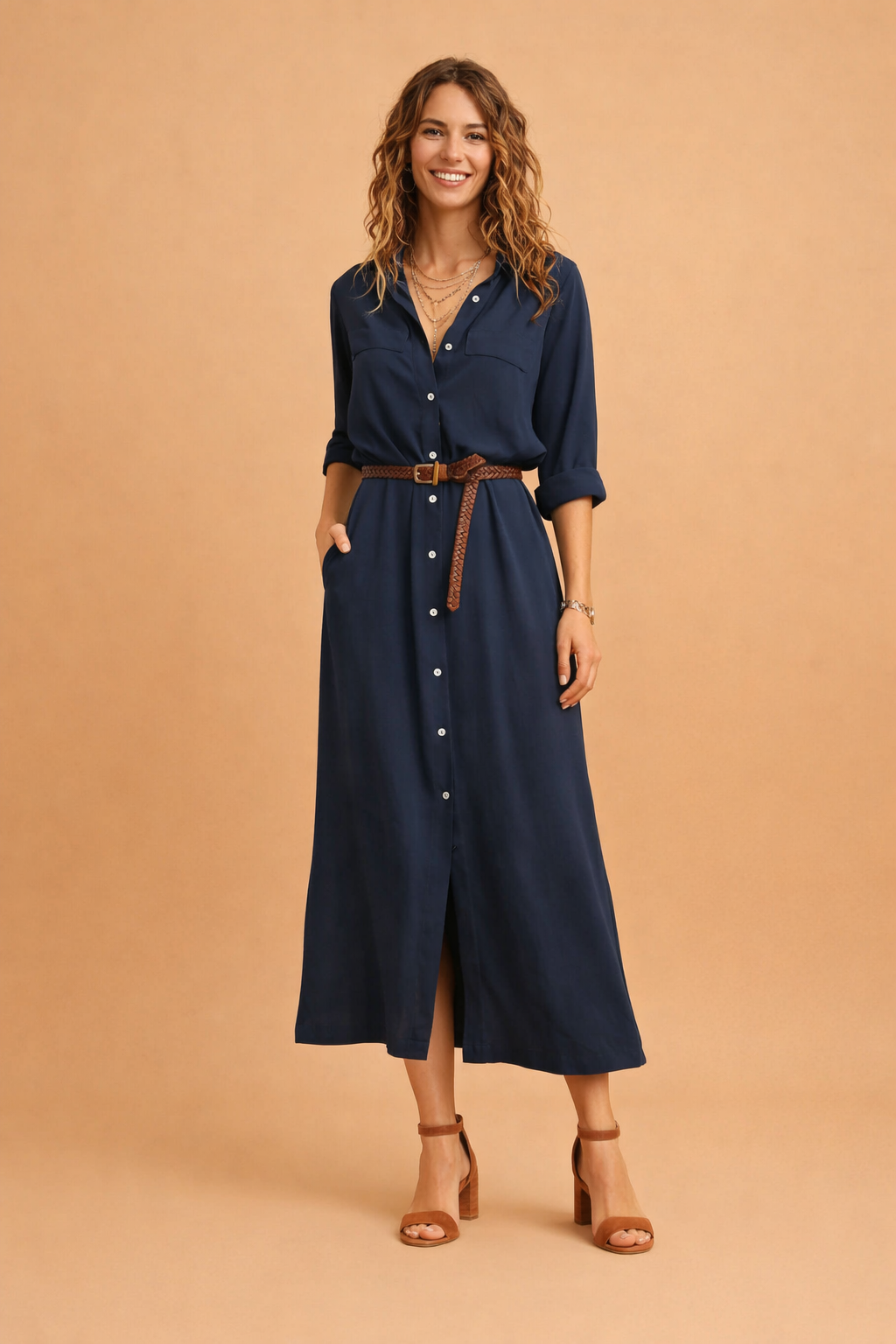 Elegantes Sommerkleid für Damen mit Leichtem Schnitt und Vielseitigem Design 4