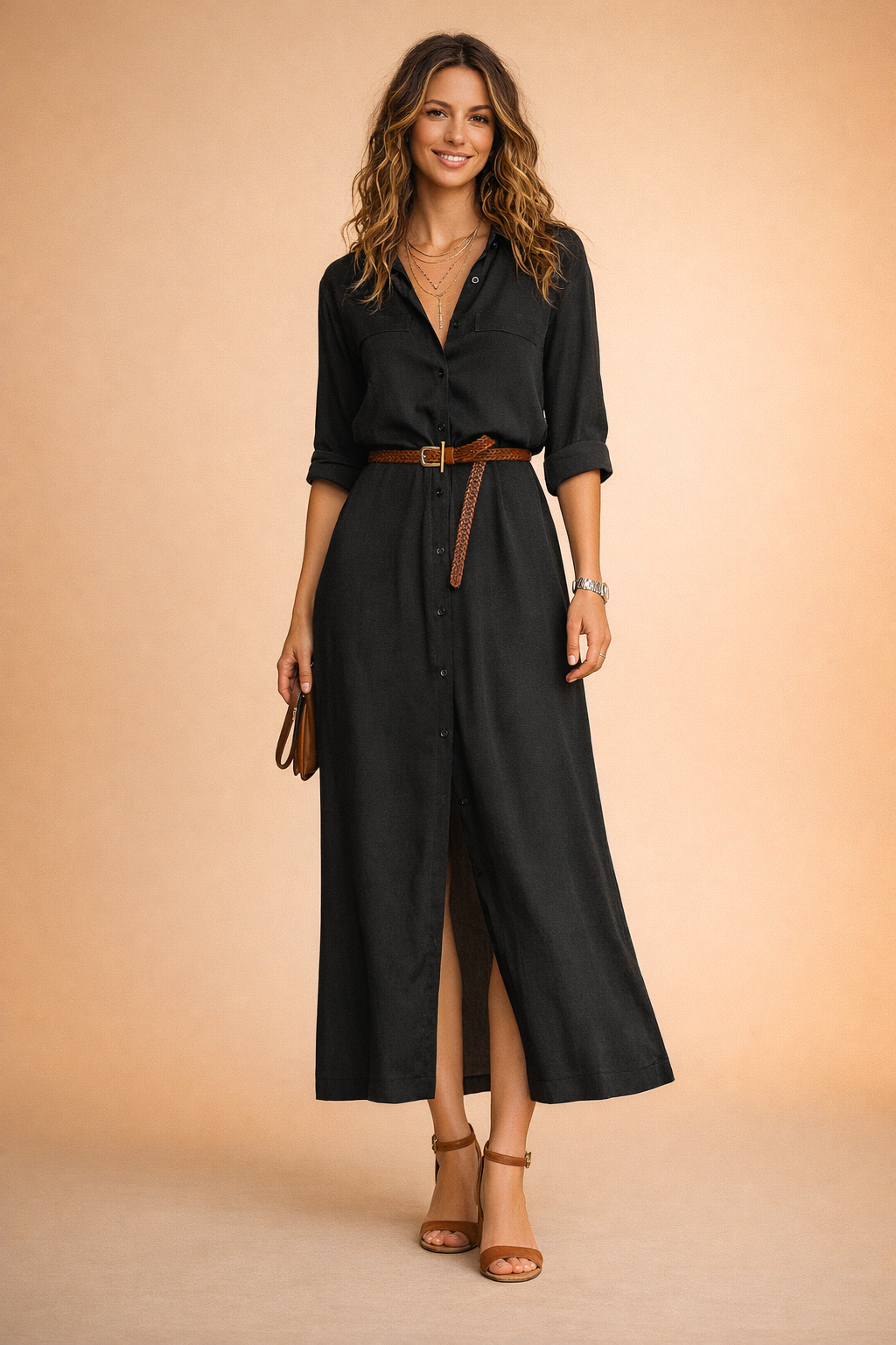 Elegantes Sommerkleid für Damen mit Leichtem Schnitt und Vielseitigem Design 5