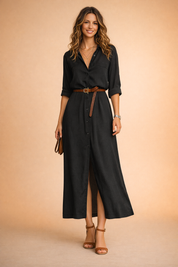 Elegantes Sommerkleid für Damen mit Leichtem Schnitt und Vielseitigem Design 5