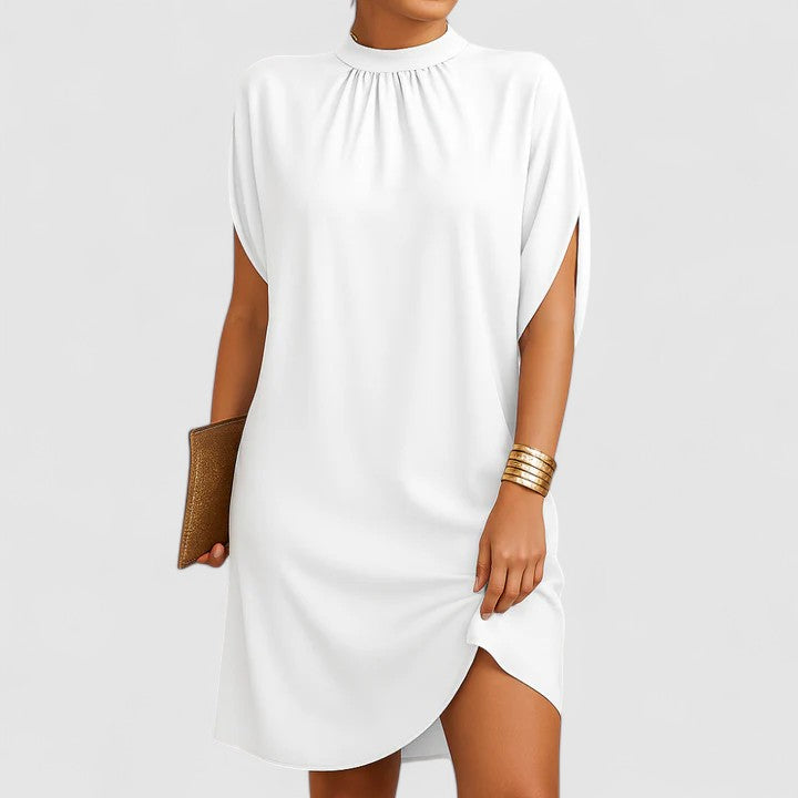 Elegantes Sommerkleid für Frauen mit Rüschen und Schulterausschnitten 1