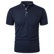 Elegantes Stehkragen-Poloshirt für Männer – Knitterfrei und Atmungsaktiv 0