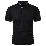 Elegantes Stehkragen-Poloshirt für Männer – Knitterfrei und Atmungsaktiv 1