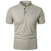 Elegantes Stehkragen-Poloshirt für Männer – Knitterfrei und Atmungsaktiv 2