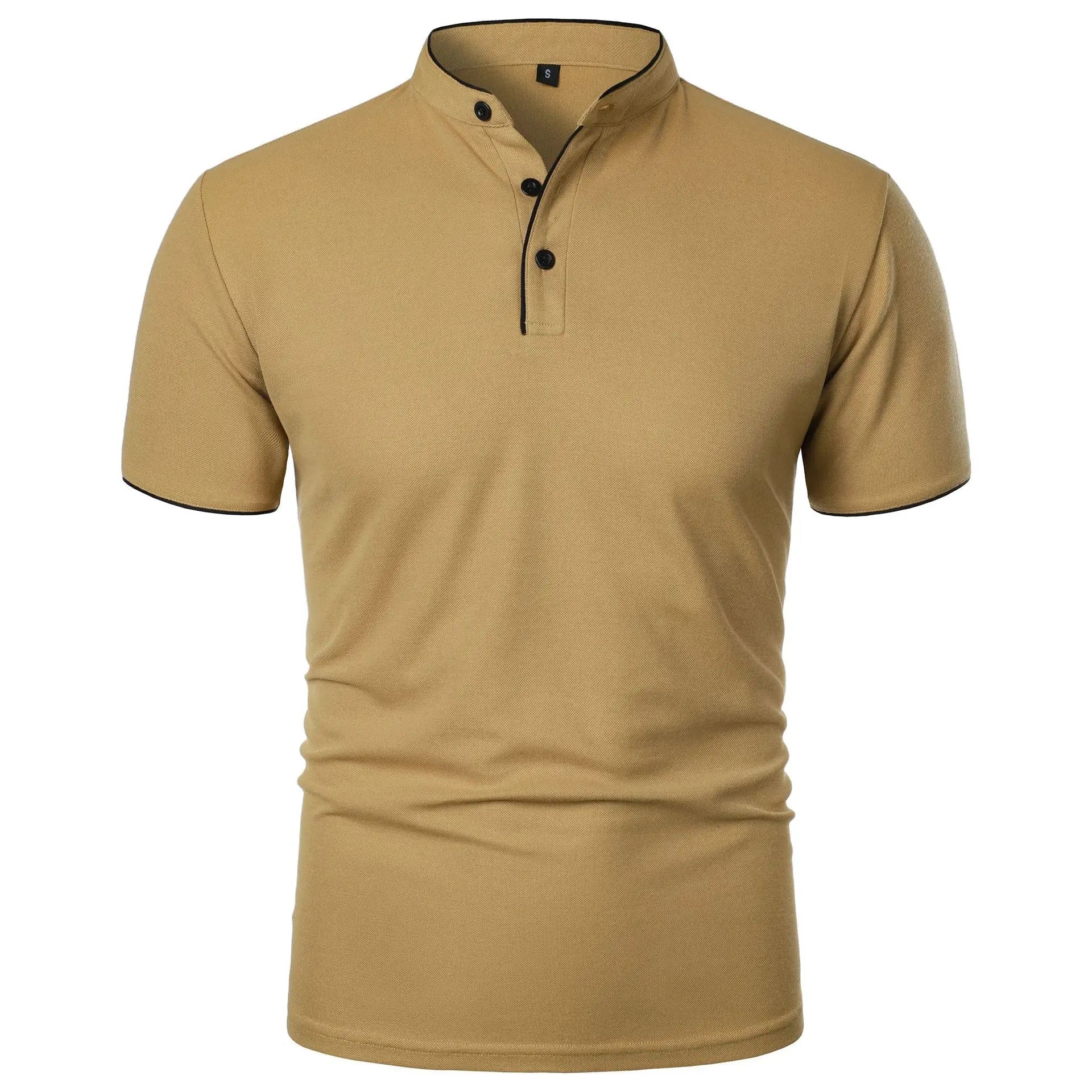 Elegantes Stehkragen-Poloshirt für Männer – Knitterfrei und Atmungsaktiv 6
