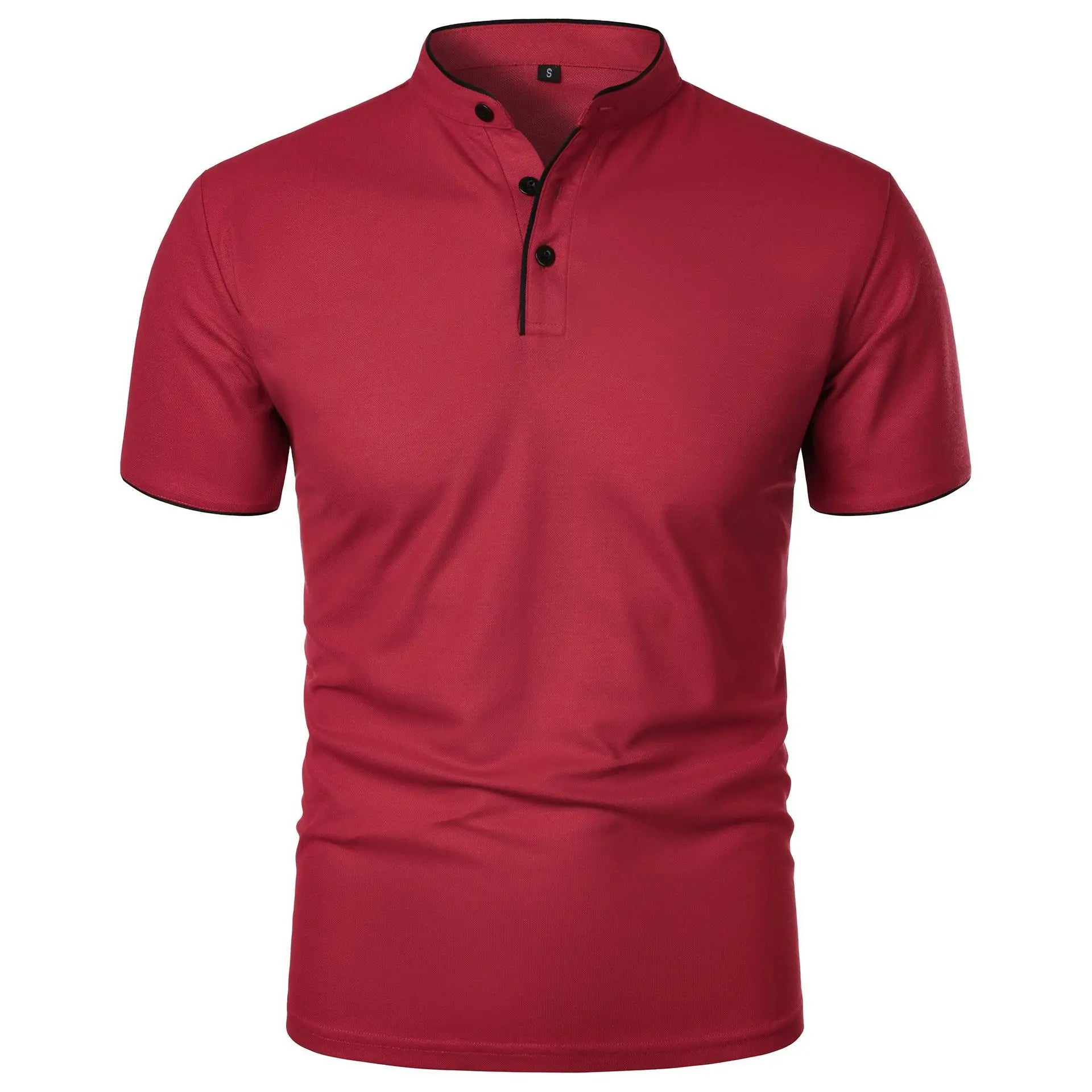 Elegantes Stehkragen-Poloshirt für Männer – Knitterfrei und Atmungsaktiv 7