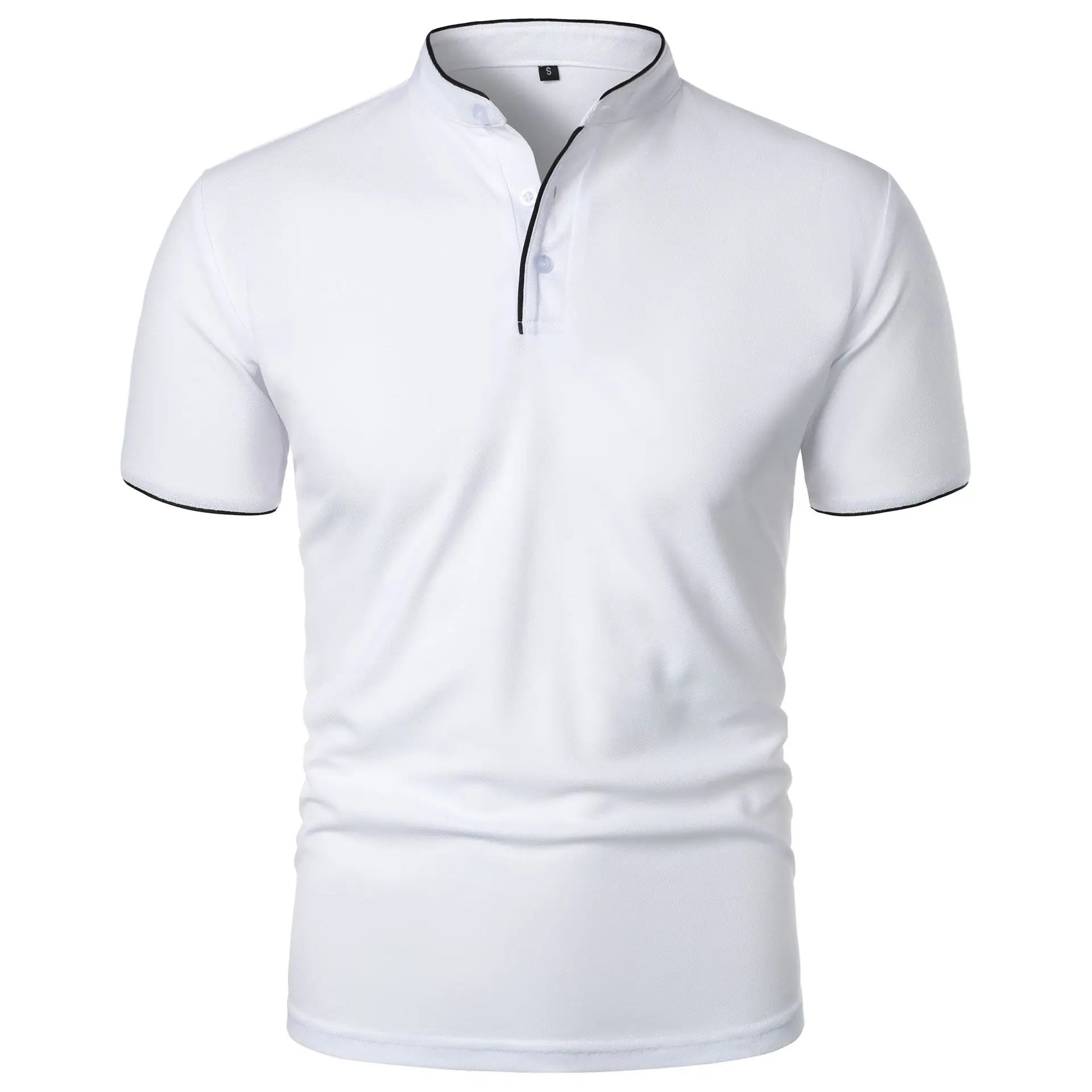 Elegantes Stehkragen-Poloshirt für Männer – Knitterfrei und Atmungsaktiv 8