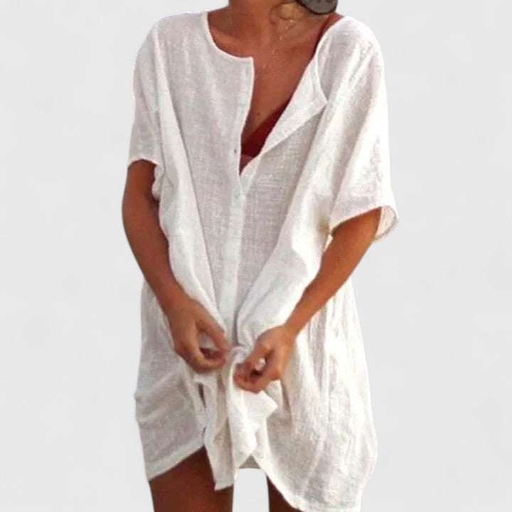 Elegantes Tunikakleid Damen – Sommerkleid für Jeden Anlass, Vielseitig und Schmeichelhaft, Perfekt für Warme Tage 1