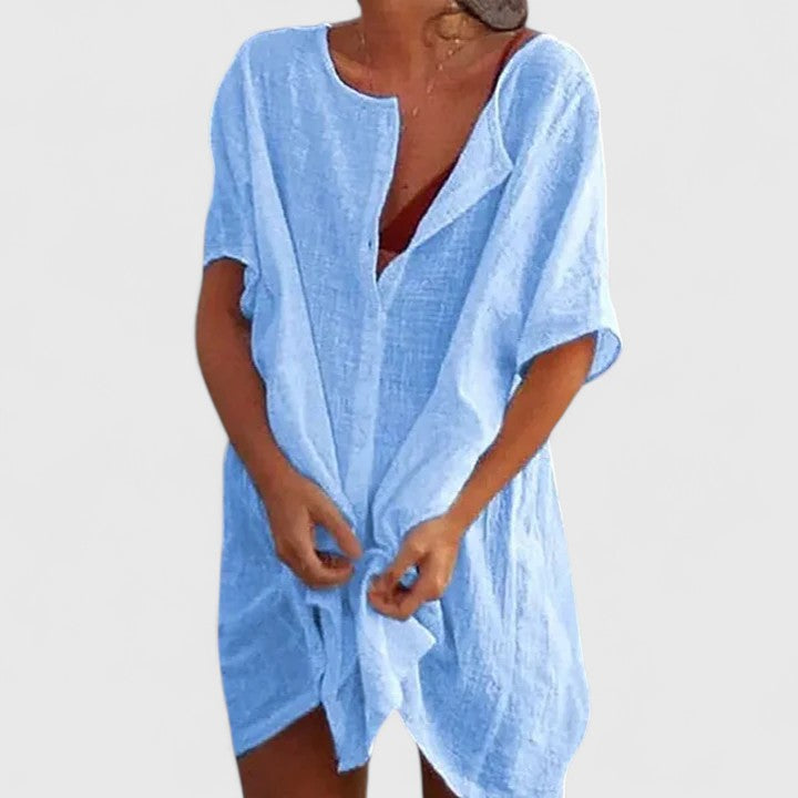 Elegantes Tunikakleid Damen – Sommerkleid für Jeden Anlass, Vielseitig und Schmeichelhaft, Perfekt für Warme Tage 3