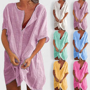 Elegantes Tunikakleid Damen – Sommerkleid für Jeden Anlass, Vielseitig und Schmeichelhaft, Perfekt für Warme Tage 9