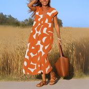 Elegantes V-Ausschnitt Kleid für Frauen – Fließendes Design für jeden Anlass 2