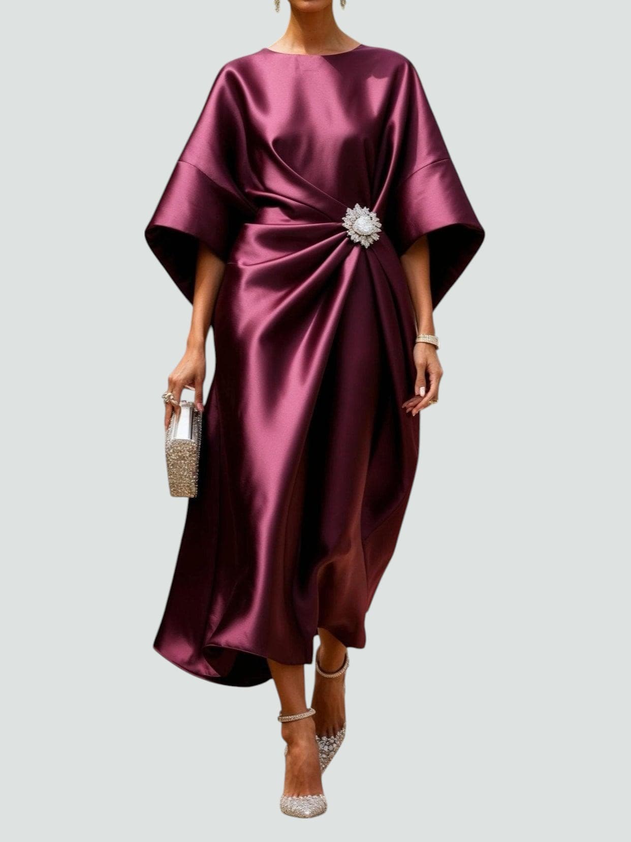 Elegantes langes Abendkleid für Frauen – Hochzeitskleid für besondere Anlässe 1