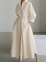 Elegantes langes Kleid für Damen – zeitlos und vielseitig 0