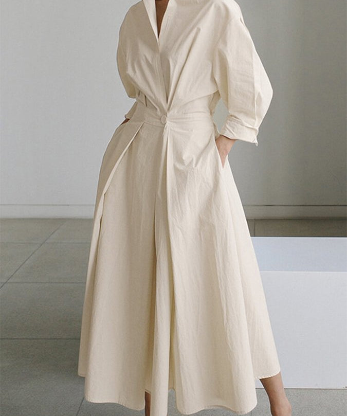 Elegantes langes Kleid für Damen – zeitlos und vielseitig 0