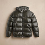 Elias | Herren Steppjacke Oversized Kapuzen-Pufferjacke Wasserabweisend 2