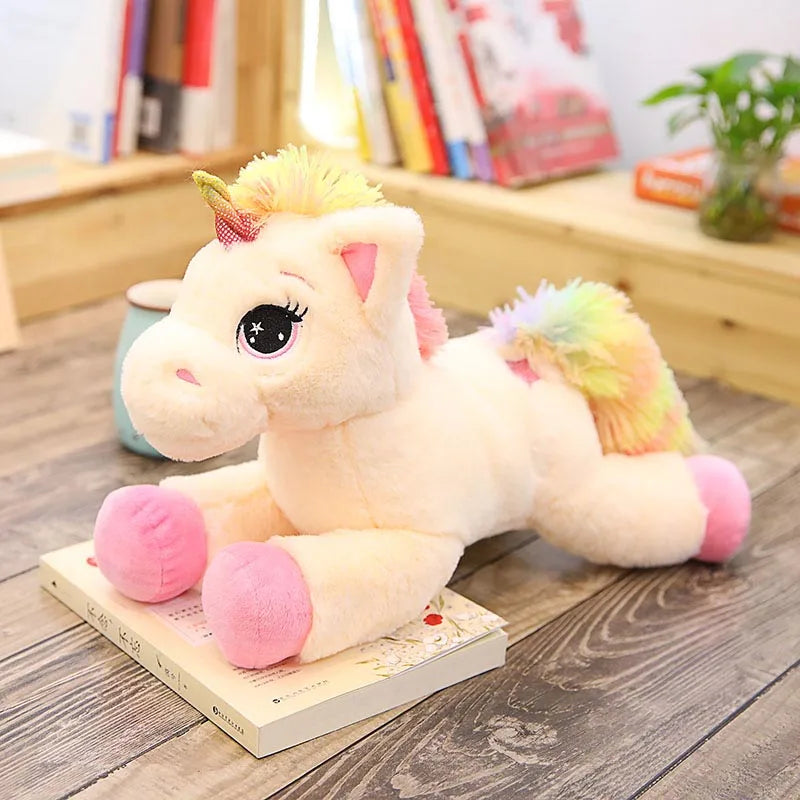 EnchantedDream | Bezauberndes, farbenfrohes 80 cm Einhorn-Plüschtier für Kinder 1