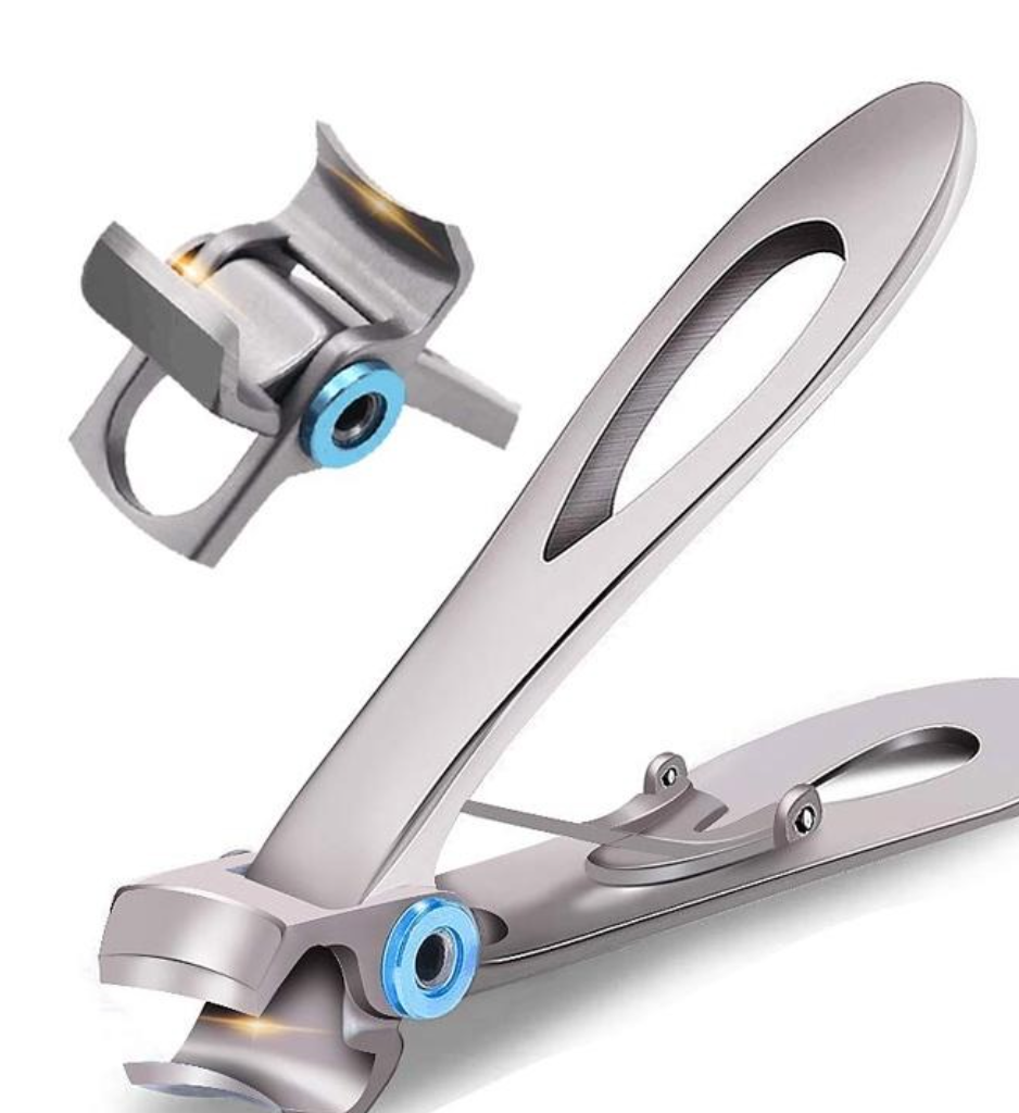 Ergonomische Nagelschneider für dicke Nägel - Präzisionsschneider mit haltbarer Edelstahlkonstruktion 0
