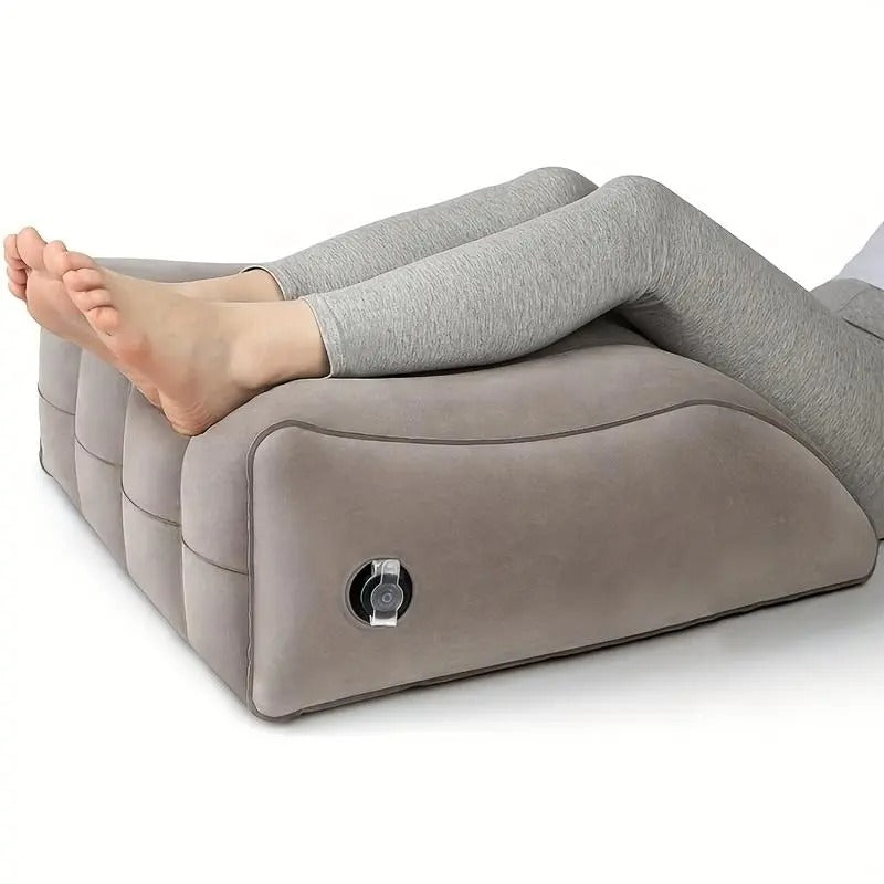 Ergonomisches Beinerhöhungskissen 45° Neigung - Aufblasbar für Durchblutungsförderung und Schwellungslinderung 0