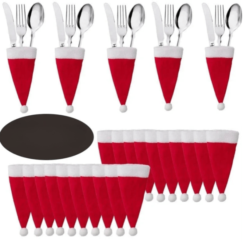 FestiveHolder | Weihnachtliches Besteckset für die festliche Tischdekoration 4