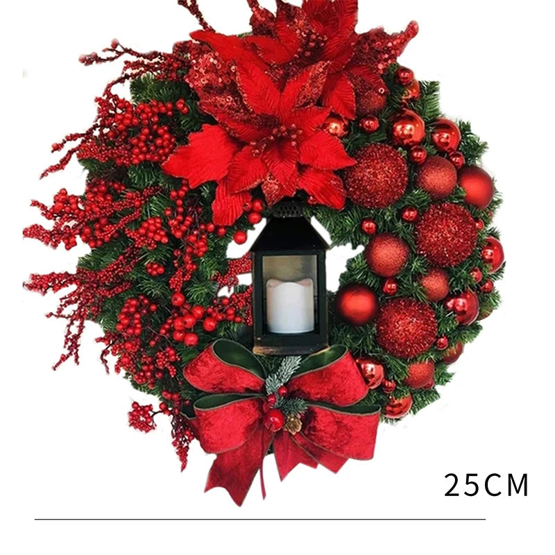 Festlicher Glanz | Künstliches Tannen-Weihnachtsschmuck-Arrangement 0