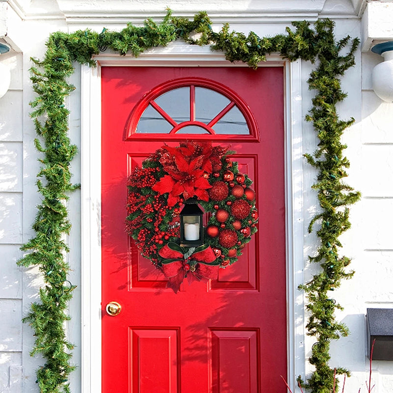 Festlicher Glanz | Künstliches Tannen-Weihnachtsschmuck-Arrangement 1