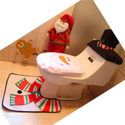 Festlicher Weihnachtsmann | Weihnachtsmann-Badematte für weihnachtliche Wohnungen 4