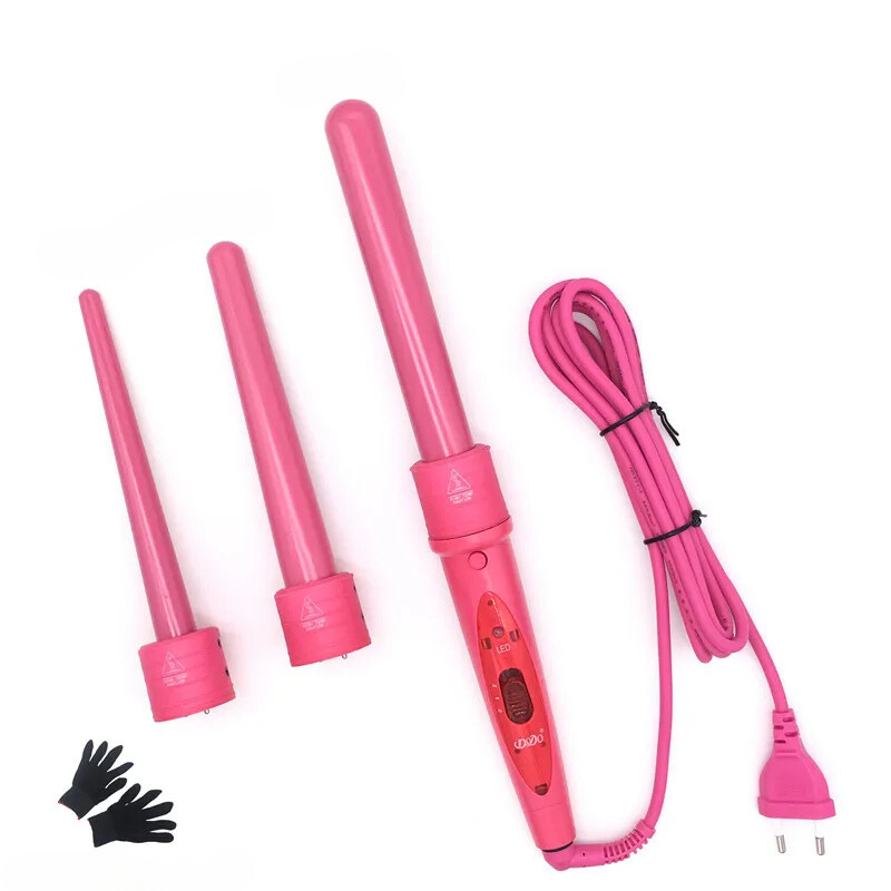 Flexicurl - 3 -teiliger Keramik -Haar -Lockens -Set 0