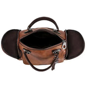 Geräumige Damenhandtasche aus weichem Stoff mit Reißverschluss 1