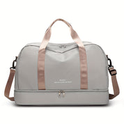 Geräumige Unisex-Reisetasche für Abenteuer aus veganem Leder 10