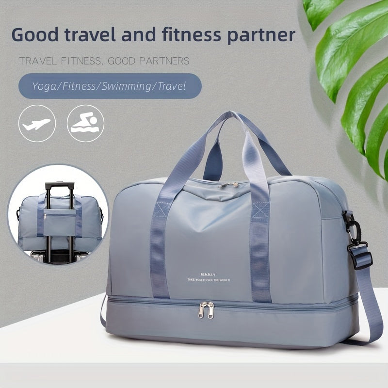 Geräumige Unisex-Reisetasche für Abenteuer aus veganem Leder 6