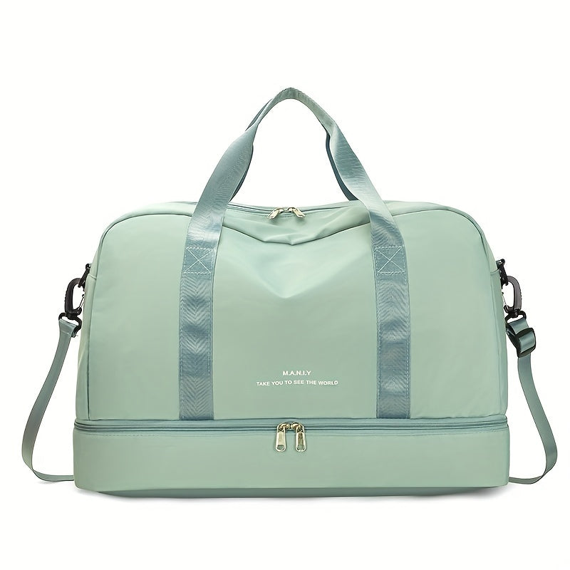 Geräumige Unisex-Reisetasche für Abenteuer aus veganem Leder 9