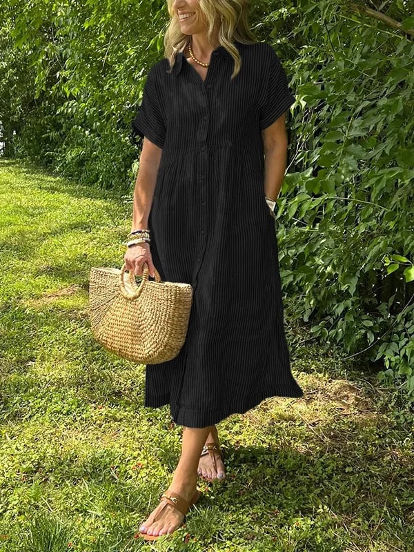Gestreiftes Langarmhemd Damen – Elegantes, Luftiges Design für Sommer, Schmeichelhafte Passform, Vielseitig Kombinierbar 2