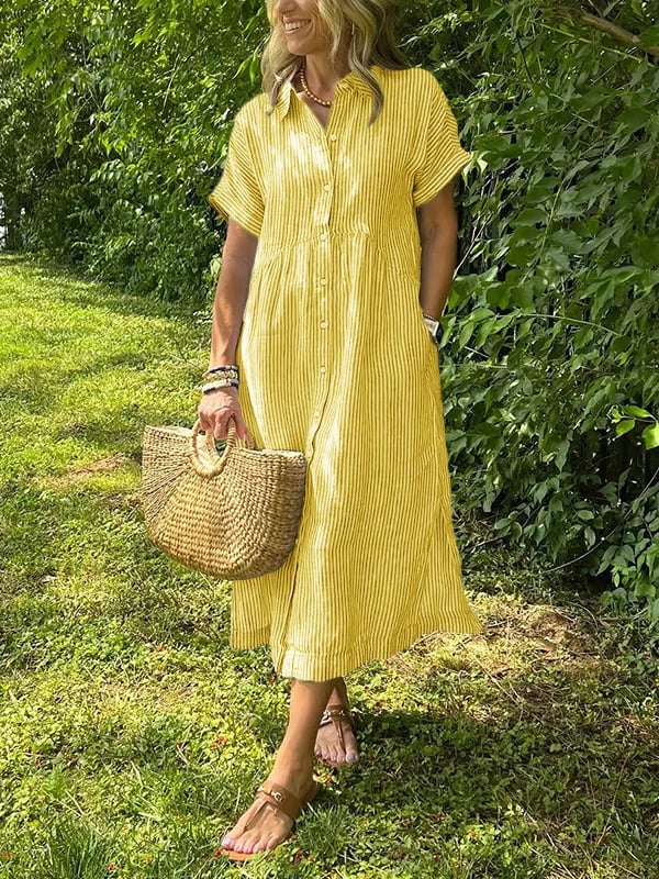Gestreiftes Langarmhemd Damen – Elegantes, Luftiges Design für Sommer, Schmeichelhafte Passform, Vielseitig Kombinierbar 7