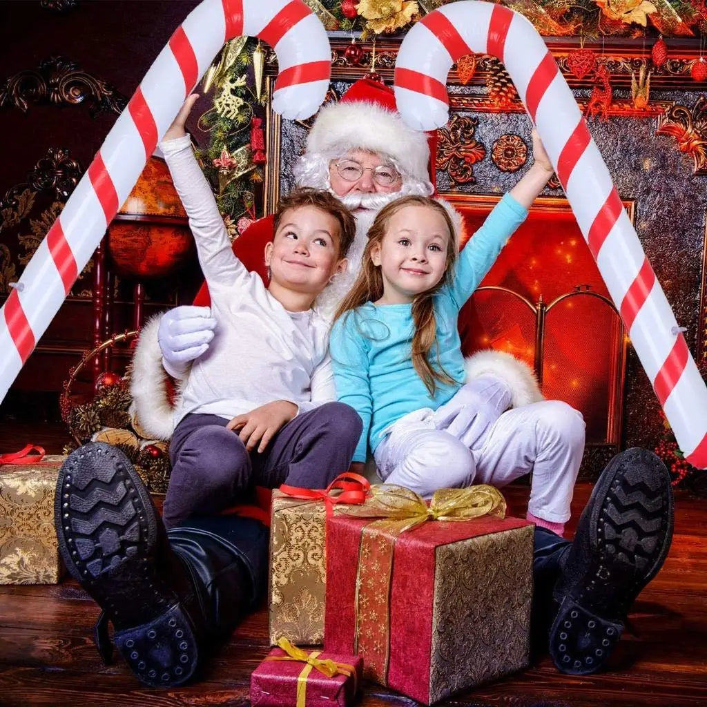GiantCandy | Aufblasbare Weihnachtszuckerstangen-Dekorationen 2