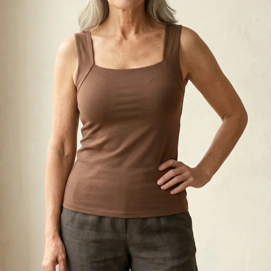 Giulia | Atmungsaktives Tanktop mit integriertem BH für Damen 1