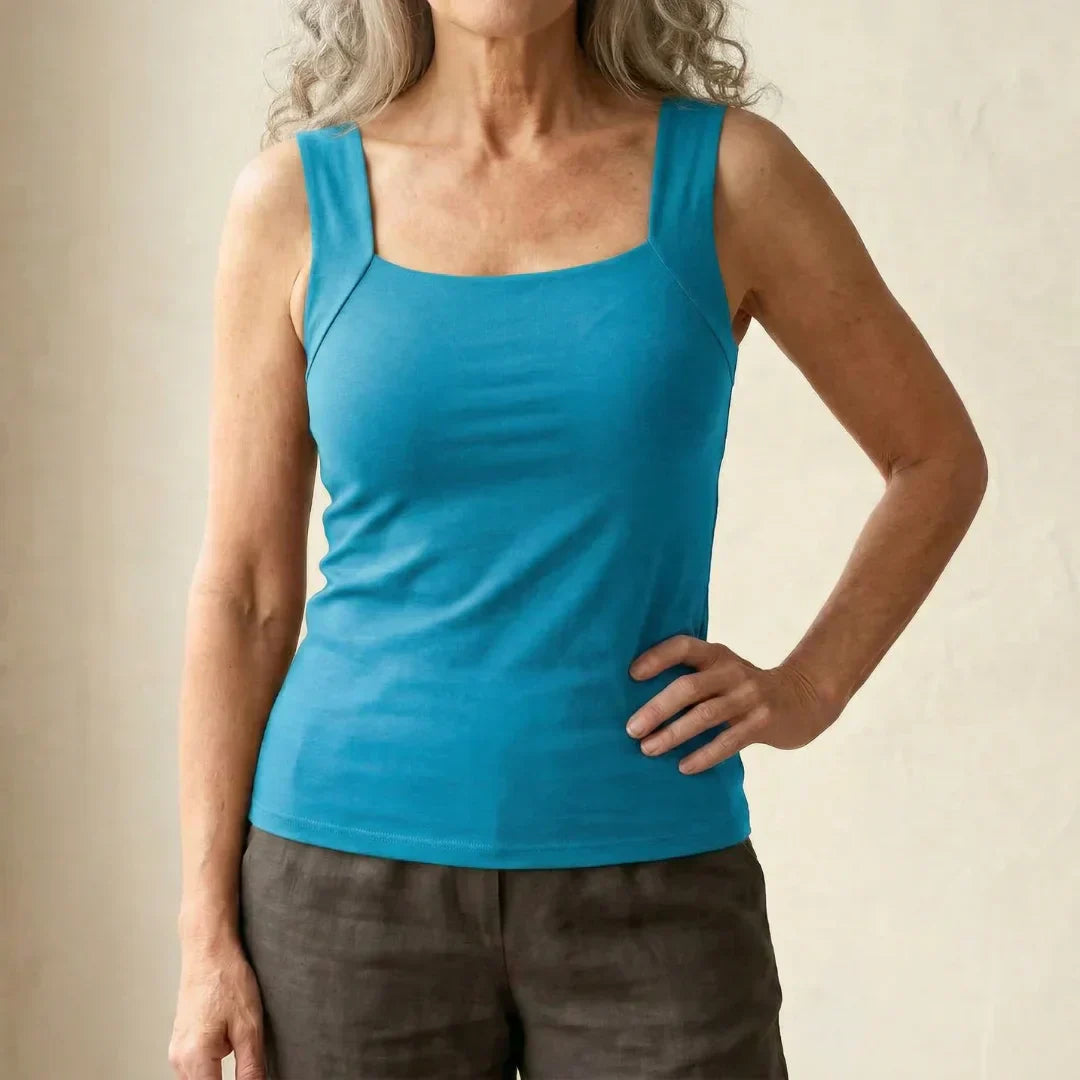 Giulia | Atmungsaktives Tanktop mit integriertem BH für Damen 10