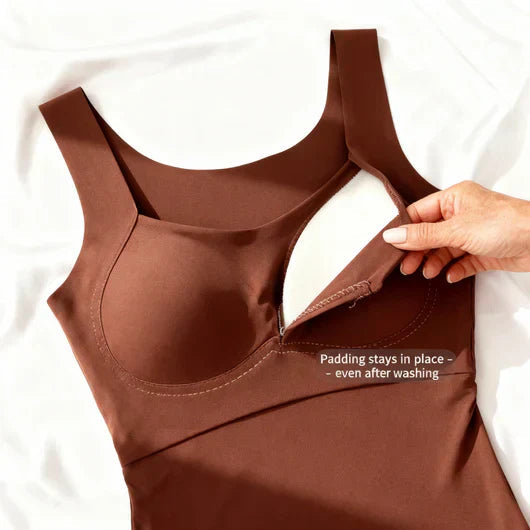 Giulia | Atmungsaktives Tanktop mit integriertem BH für Damen 4