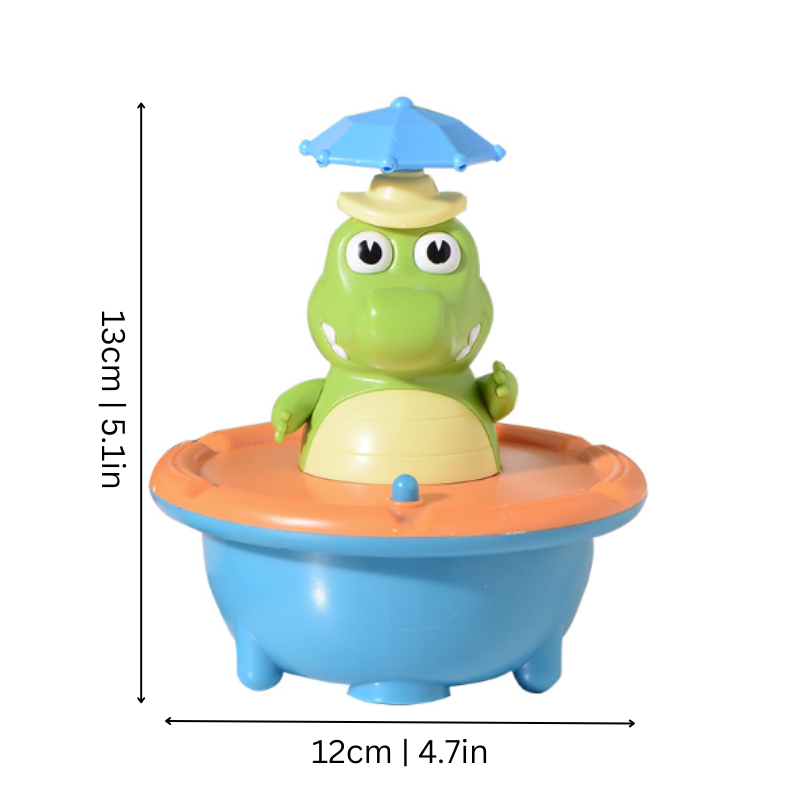 GlowGator | Leuchtendes, schwimmendes Krokodil-Badespielzeug für spannende Wasserspiele 2