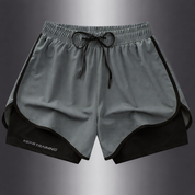Geometrische Sportshorts für Damen – Stylisch und atmungsaktiv für Fitness und Laufen
