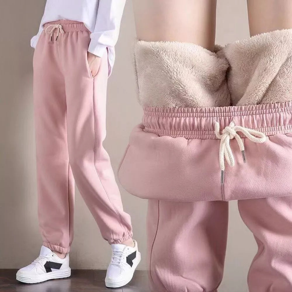 MARY | Damens tjocka fleece vinterleggings
