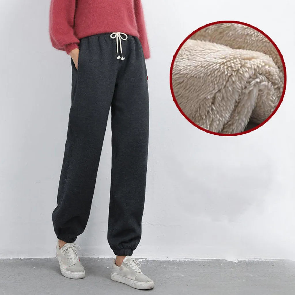 MARY | Damens tjocka fleece vinterleggings