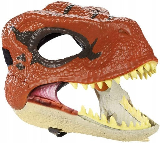 Halloween Velociraptor Dinosaurier bewegliche Mundmaske Kapuze 6