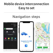 Head-Up-Display Mit GPS Navigation Und Automatischer Helligkeitsanpassung Für Sicheres Fahren 3