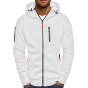 Herren Hoodie mit Reißverschluss und Kordelzug – Lässige Hoodies für Herren für Alltag und Freizeit 0