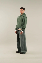 Herren Kapuzenpullover mit Kängurutasche und Relaxed Fit für lässigen Streetstyle 2