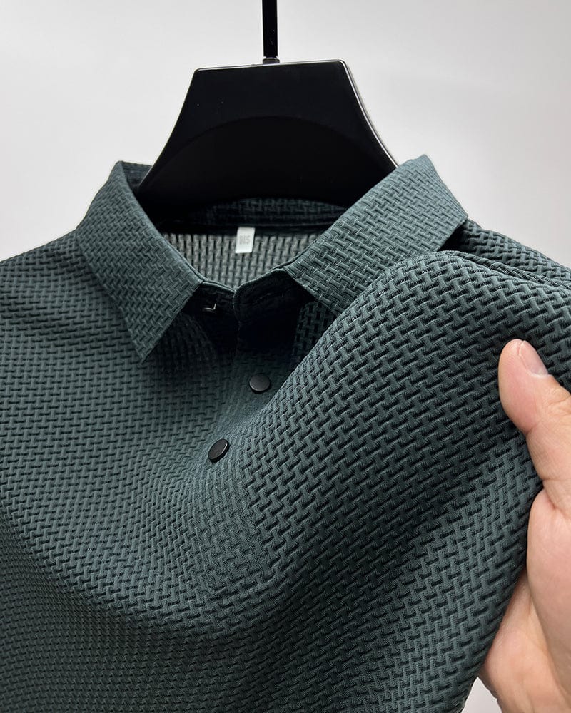 Herren Poloshirt Mit Mesh-Design – Atmungsaktives Poloshirt Für Herren, Modernes Styling, Ideal Für Sport Und Freizeit 4