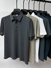 Herren Poloshirt Mit Mesh-Design – Atmungsaktives Poloshirt Für Herren, Modernes Styling, Ideal Für Sport Und Freizeit 7