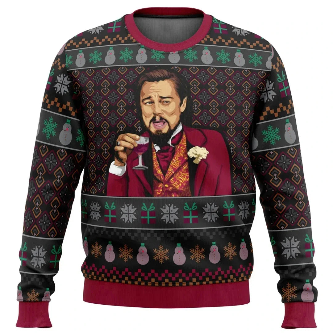 Herren Weihnachts Pullover Festliches Design Warmes Isoliergewebe 0